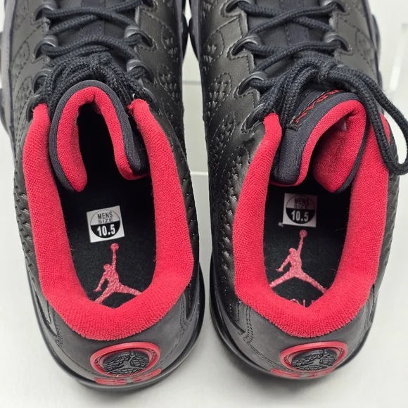 Nike Air Jordan 9 Low Golf Charcoal Men Sz 10.5 Black True Red Shoes FJ5934-002